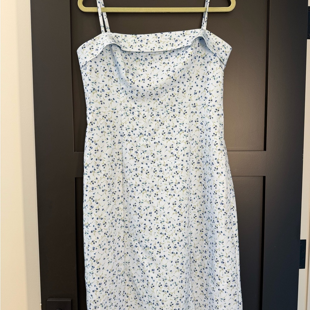 French Connection Light Blue Floral Dress